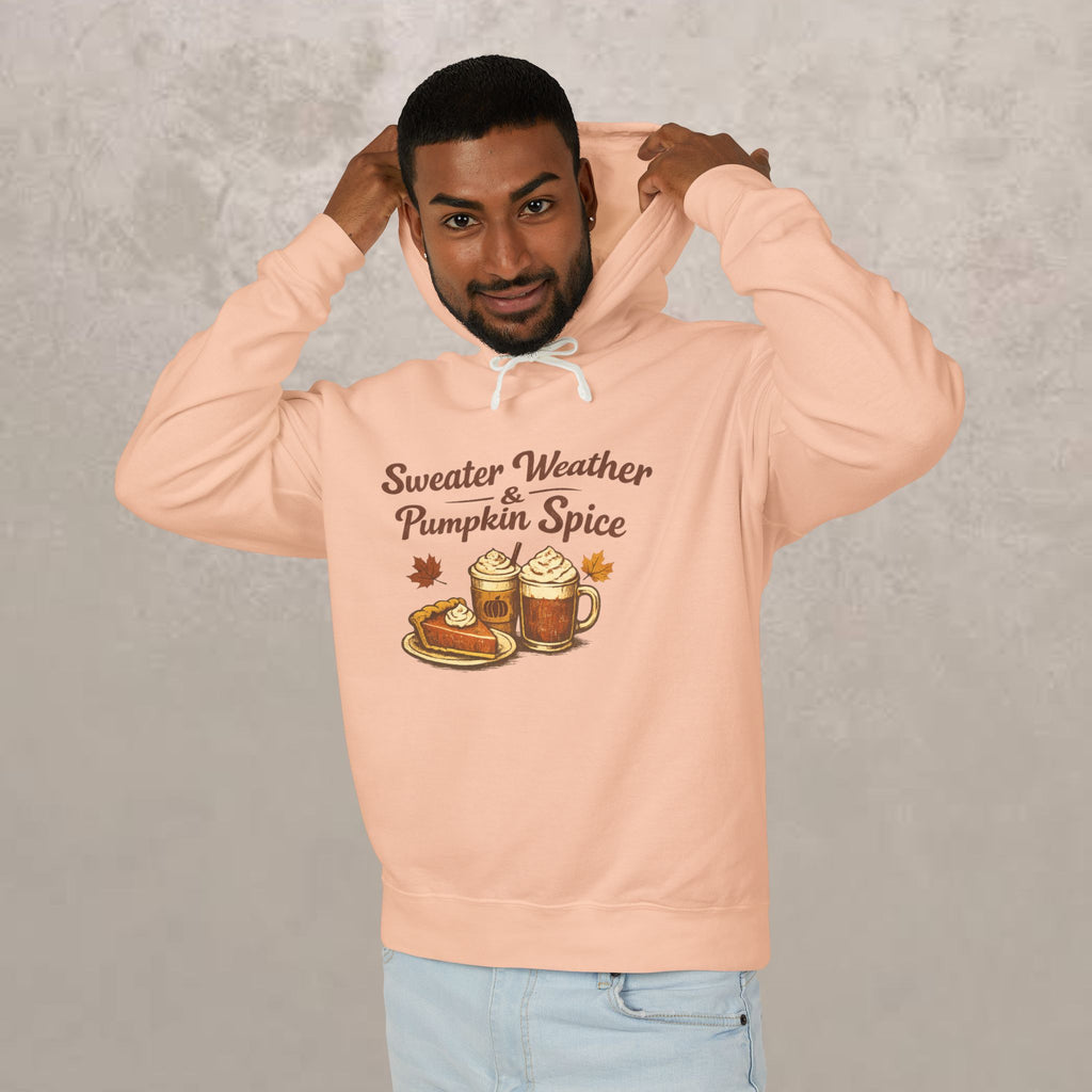 Adult -  "Sweater Weather & Pumpkin Spice" Autumn Hoodie