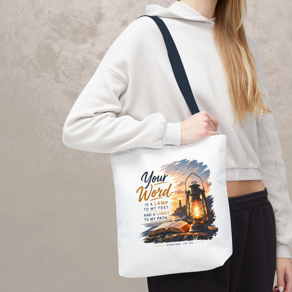 Your Word is a Lamp to My Feet - Tote Bag