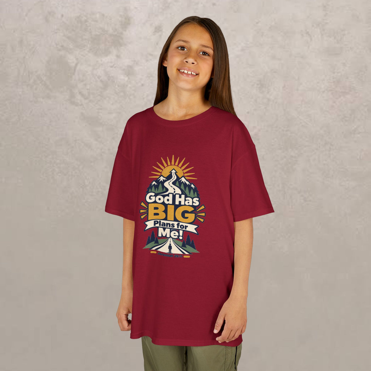 Kids - "God Has Big Plans for Me" Tee - Jeremiah 29:11