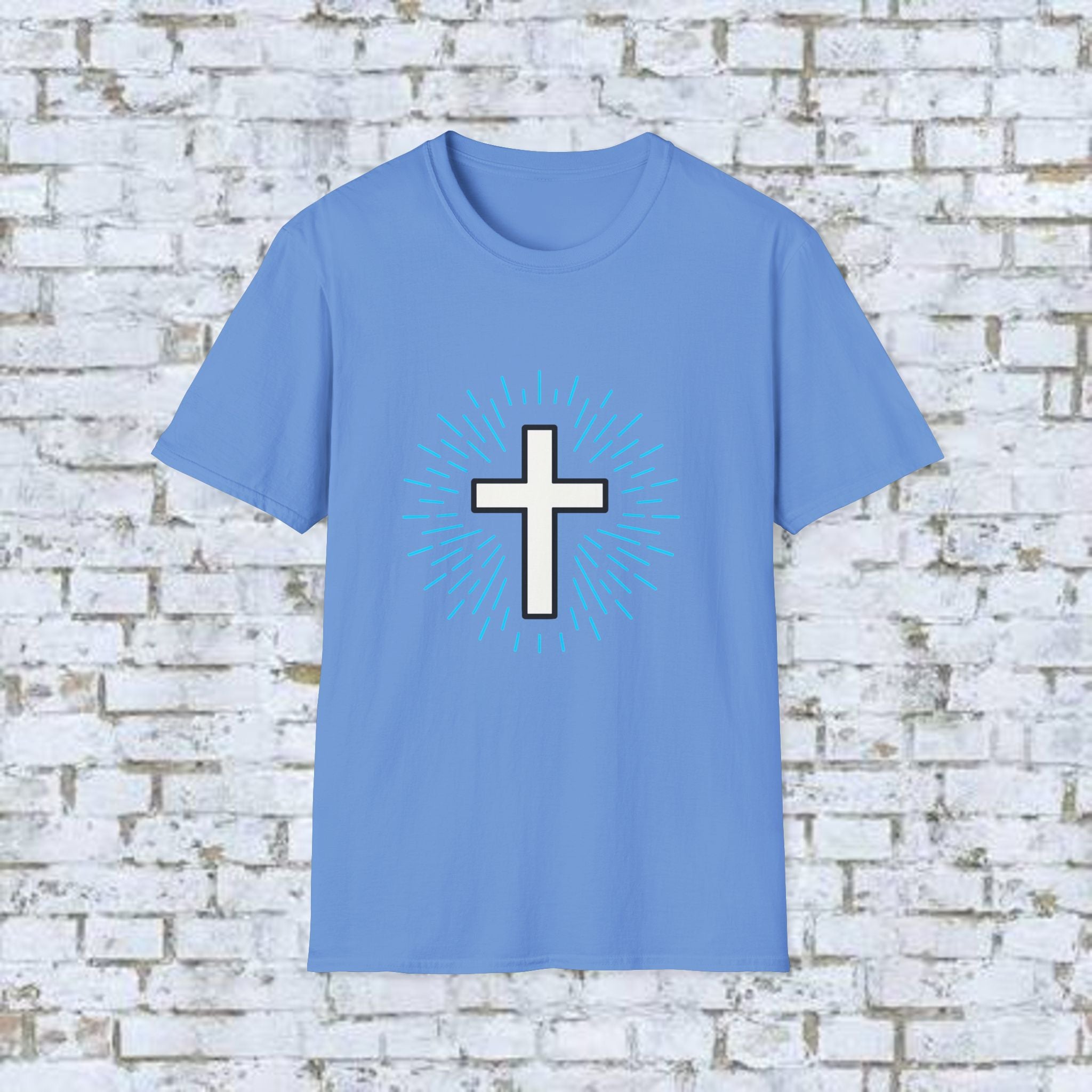 Glowing Cross Emblem T-Shirt