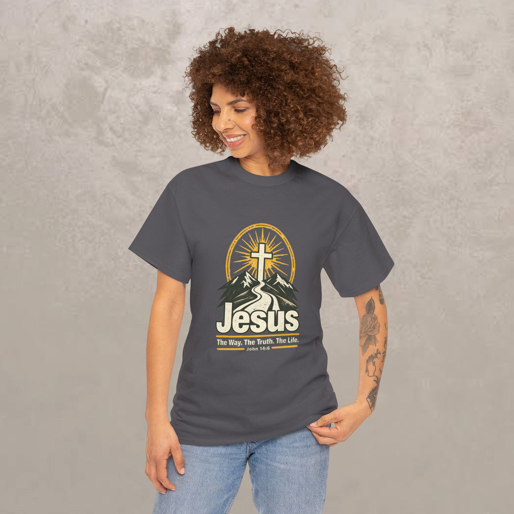Jesus - The Way, Truth, Life — John 14:6 Unisex Graphic Tee