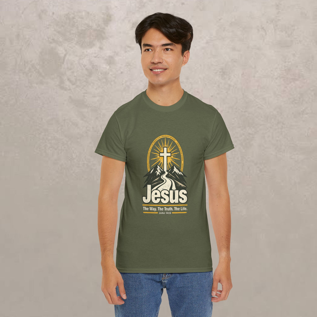 Jesus - The Way, Truth, Life — John 14:6 Unisex Graphic Tee