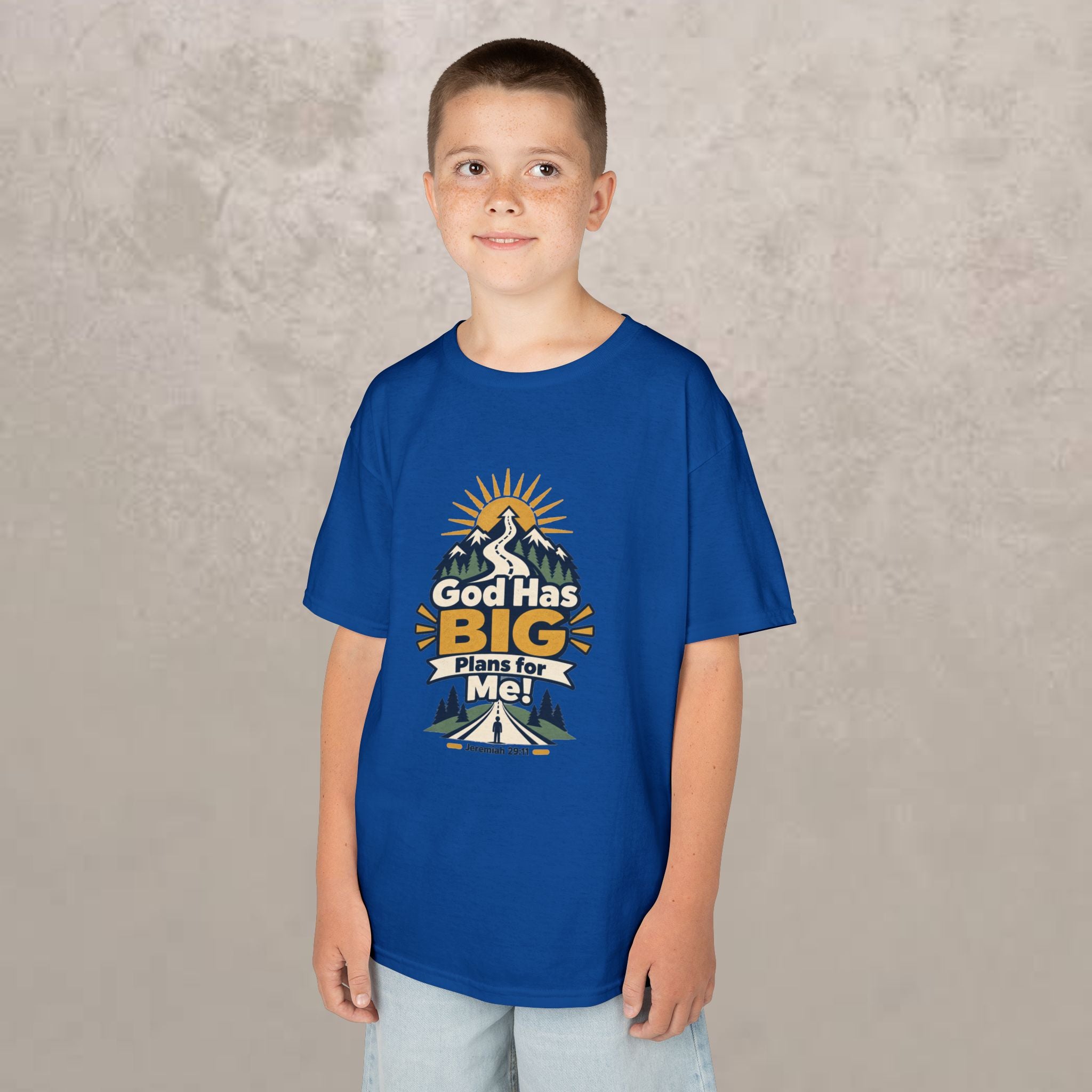 Kids - "God Has Big Plans for Me" Tee - Jeremiah 29:11