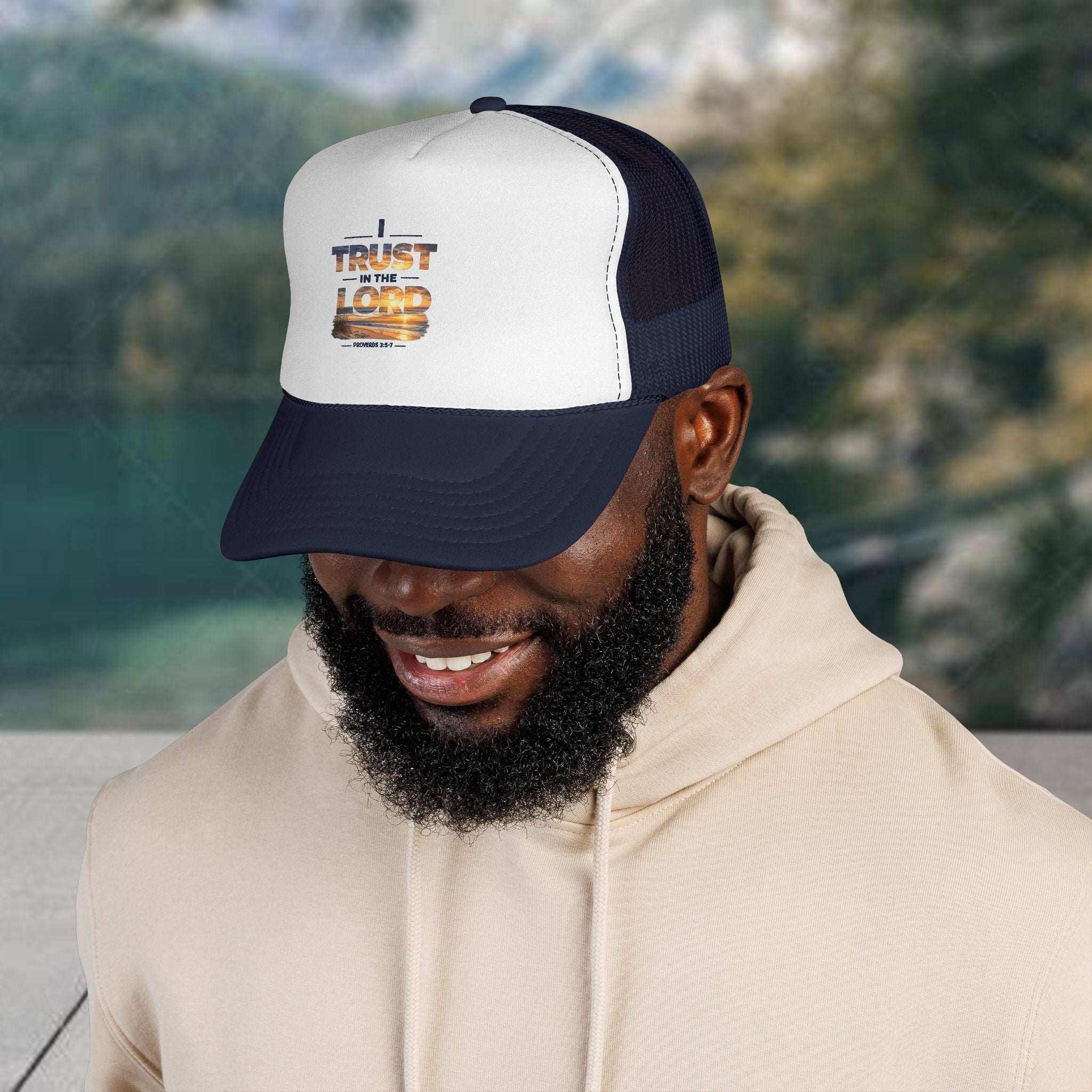 I Trust in the Lord - Sunset Faith Cap