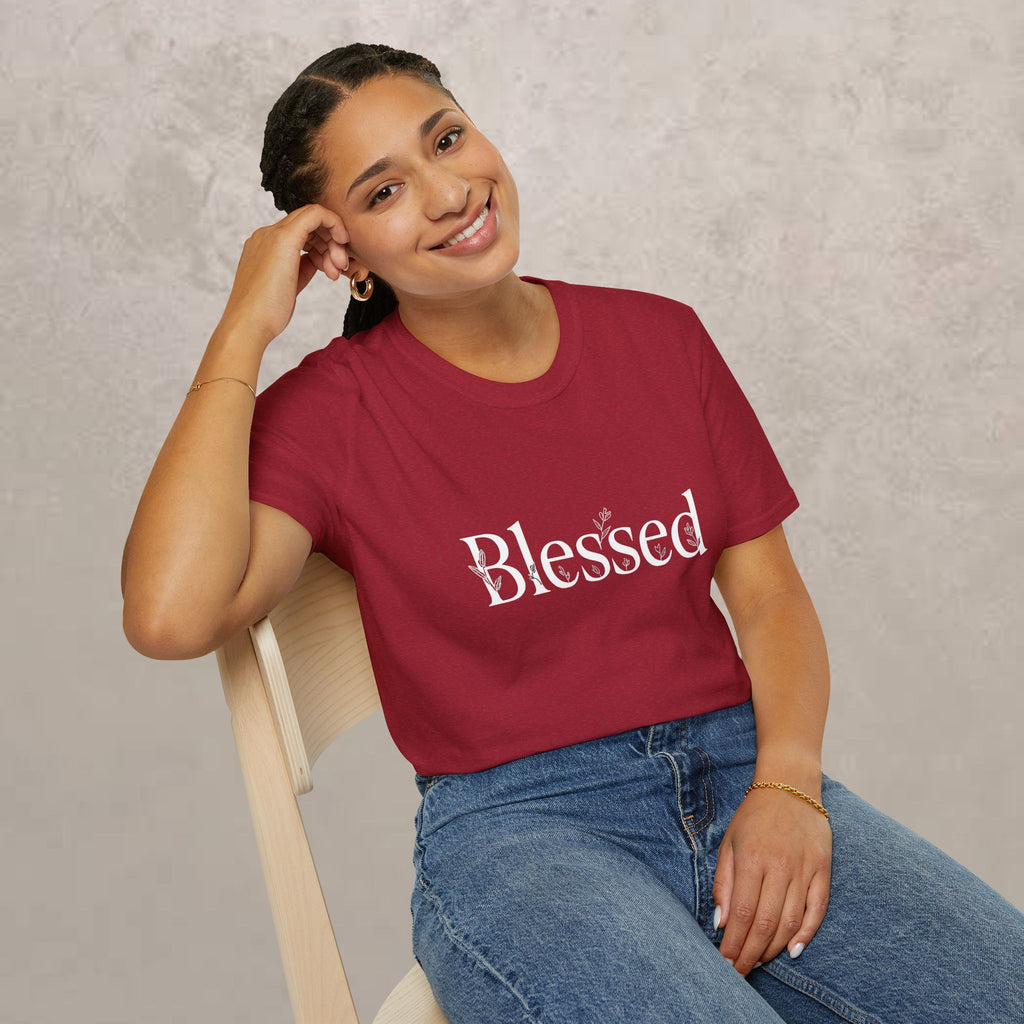 Blessed Floral Logo  Women's T-Shirt