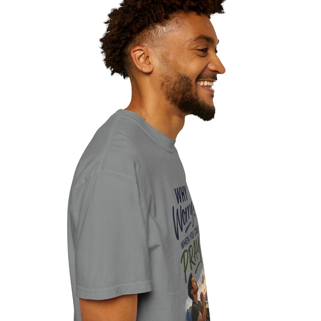 Why Worry - Pray - Men's Tee — Asian Man