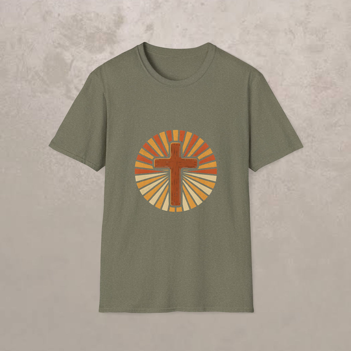Cross with Sunburst Rays T-Shirt