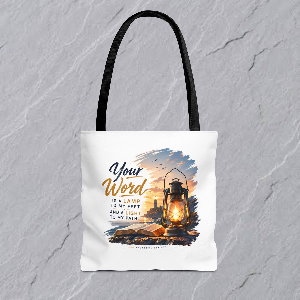 Your Word is a Lamp to My Feet - Tote Bag
