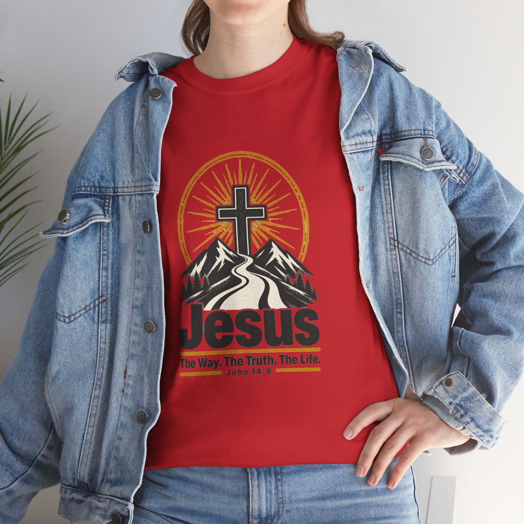 Jesus: The Way, The Truth, The Life - John 14:6 Unisex Graphic Tee