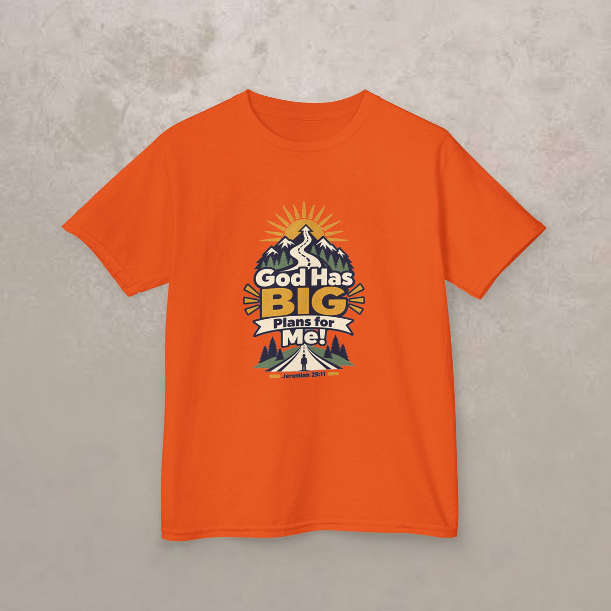 Kids - "God Has Big Plans for Me" Tee - Jeremiah 29:11