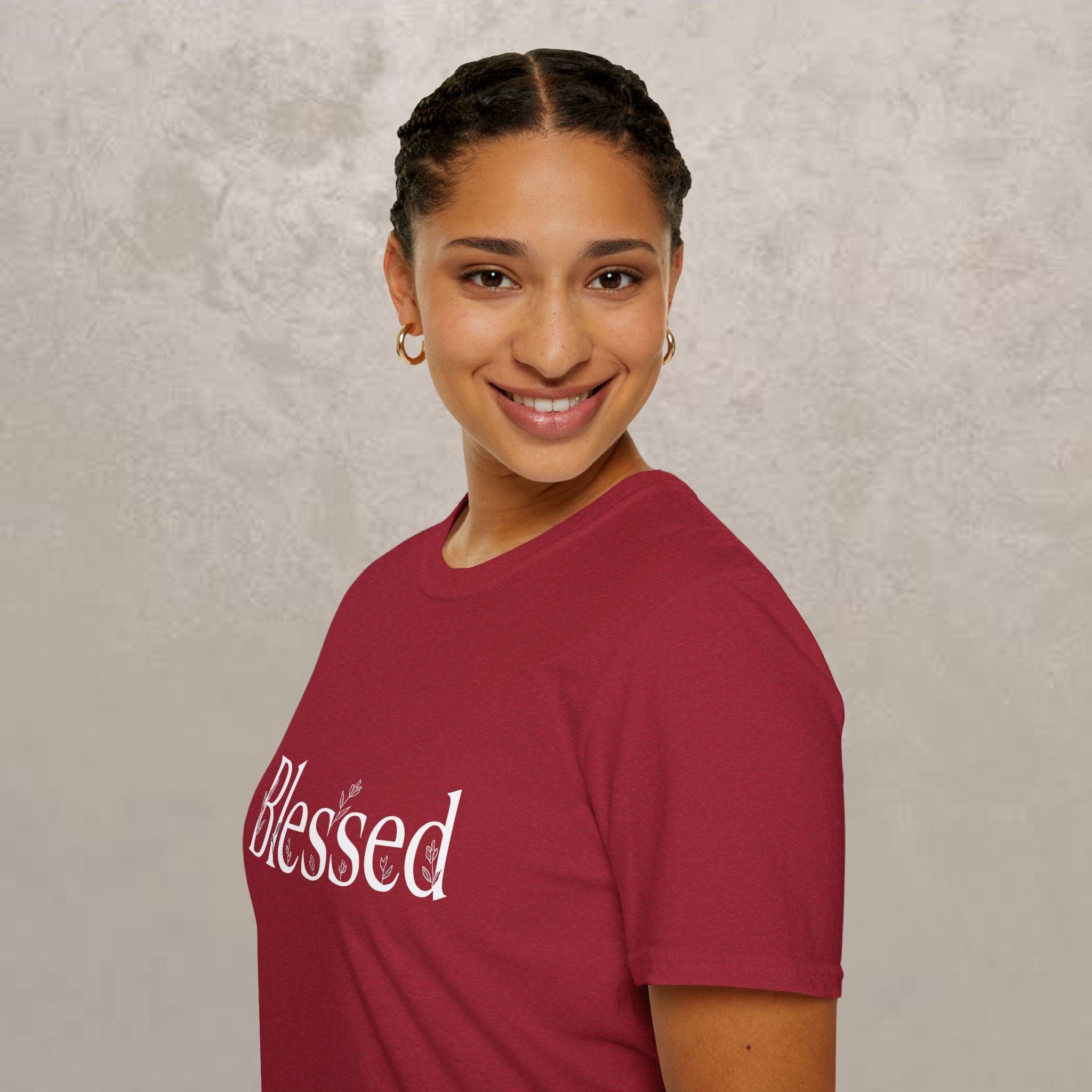 Blessed Floral Logo  Women's T-Shirt