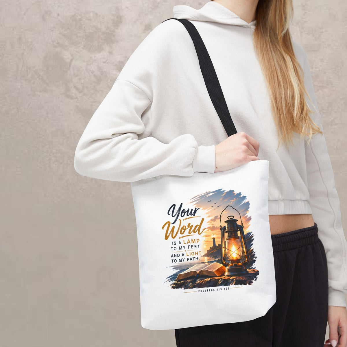 Your Word is a Lamp to My Feet - Tote Bag