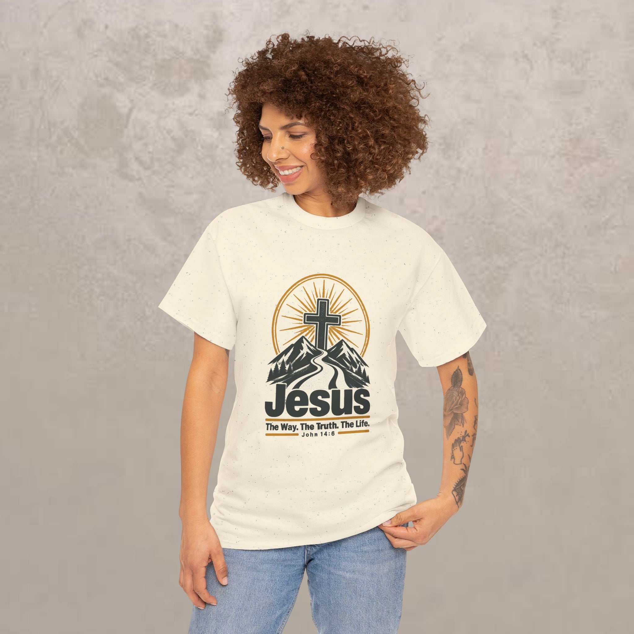 Jesus: The Way, The Truth, The Life - John 14:6 Unisex Graphic Tee