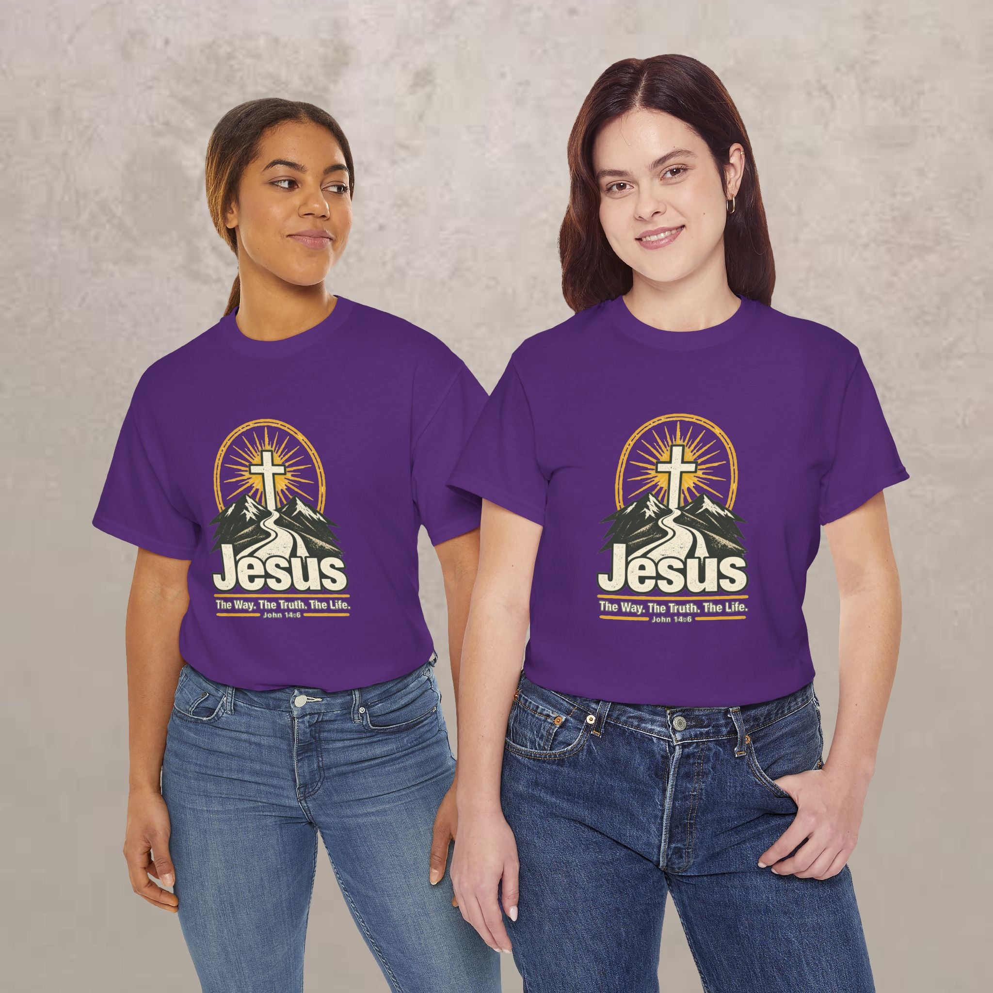Jesus - The Way, Truth, Life — John 14:6 Unisex Graphic Tee