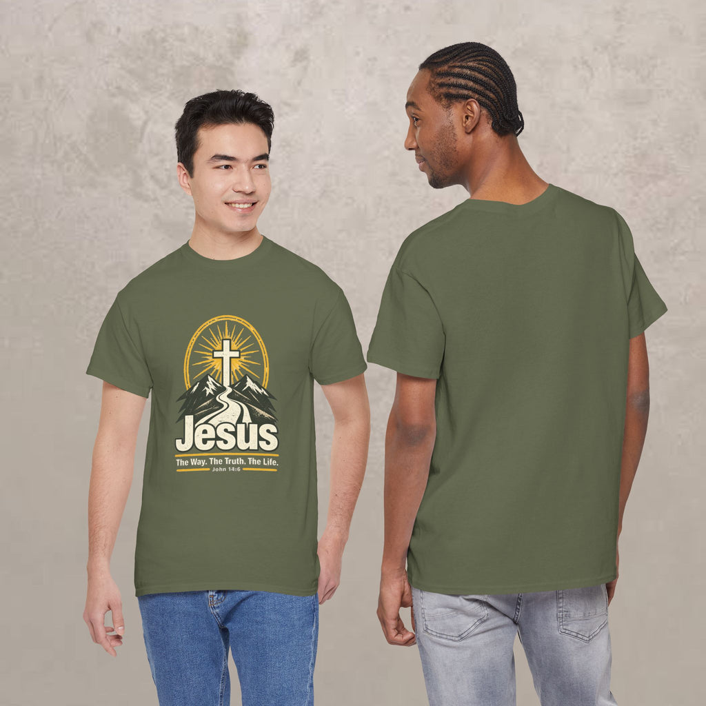 Jesus - The Way, Truth, Life — John 14:6 Unisex Graphic Tee