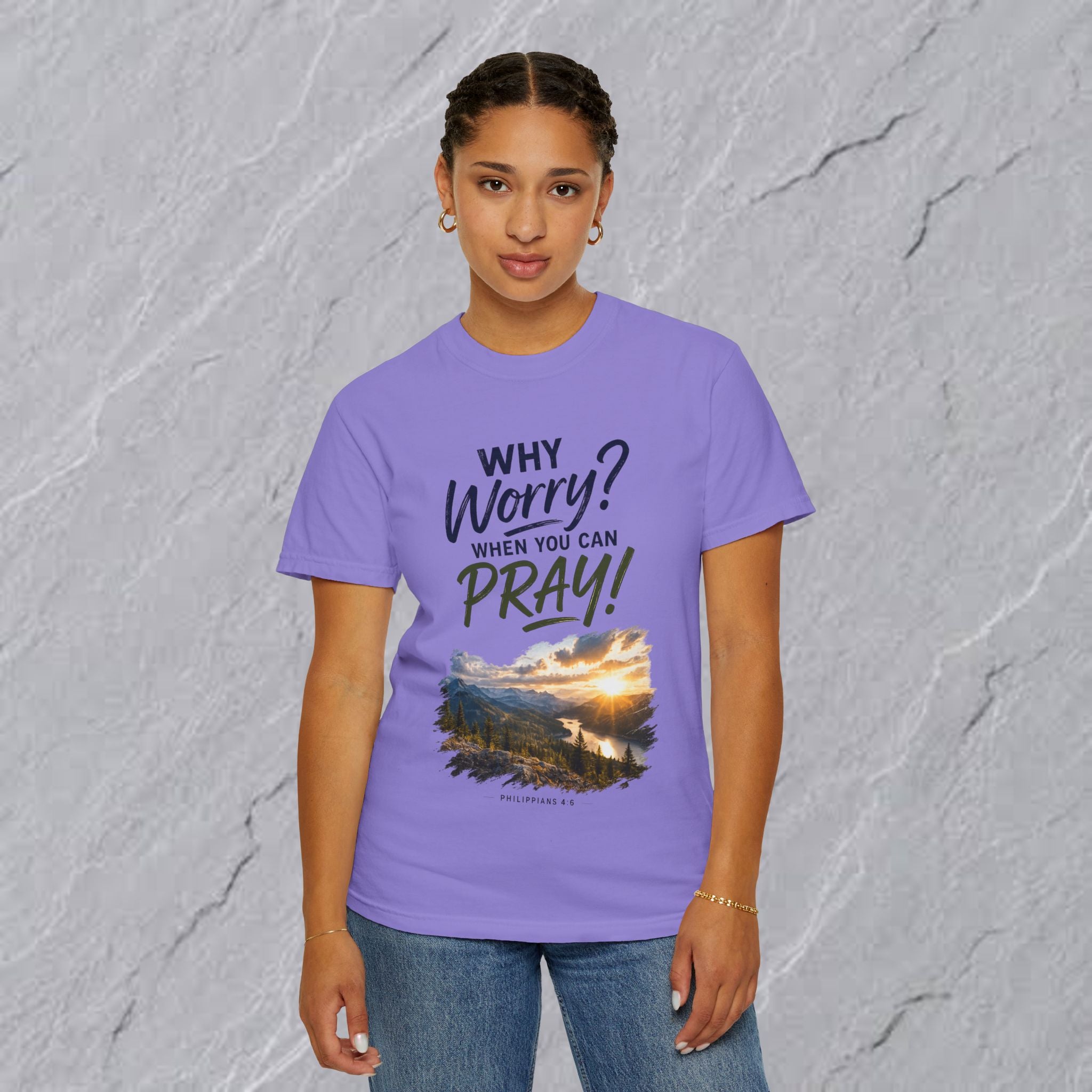 Why Worry - Pray  Christian Tee - Unisex