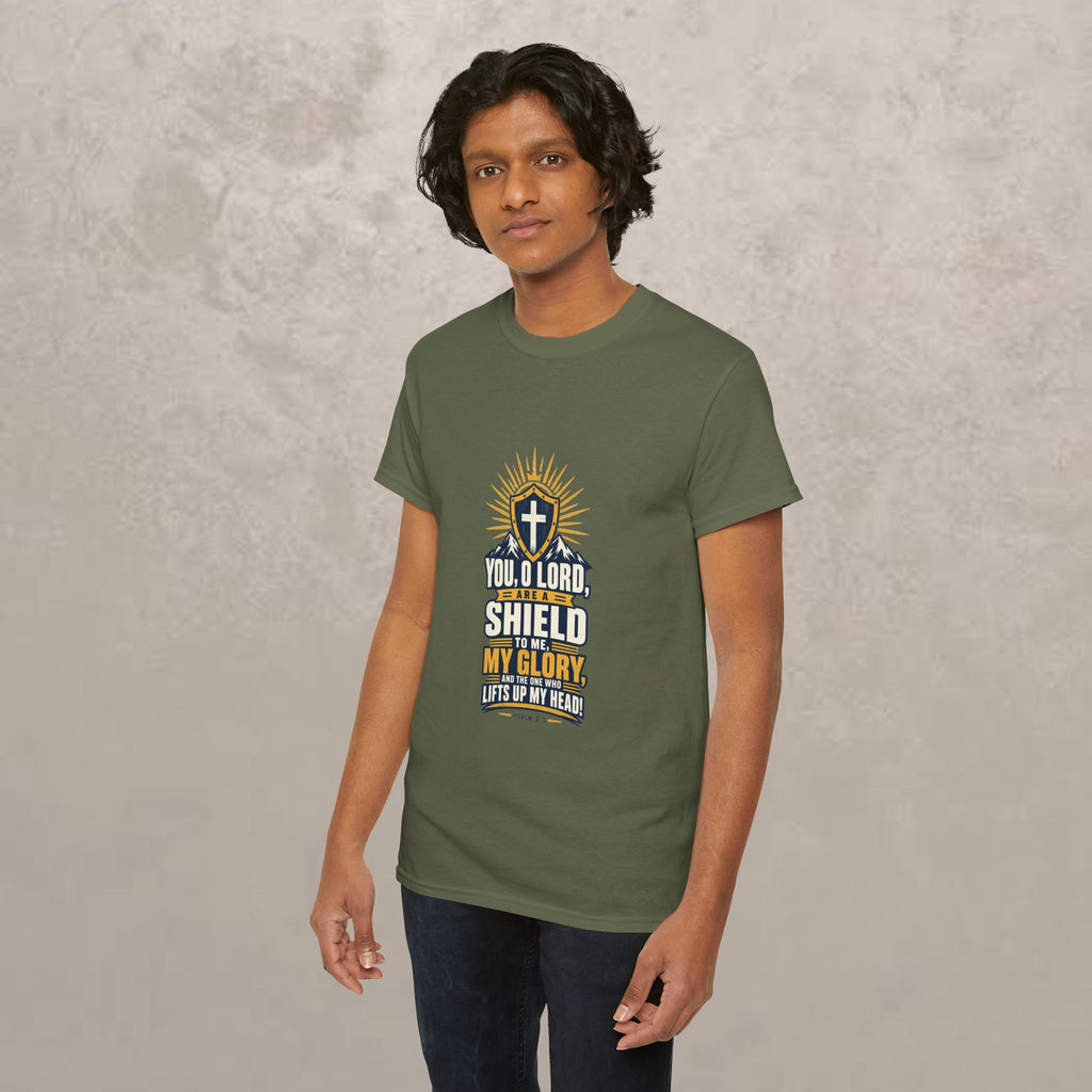 You, O Lord, Are a Shield to Me - Proverbs 3:3 - Unisex Graphic Tee