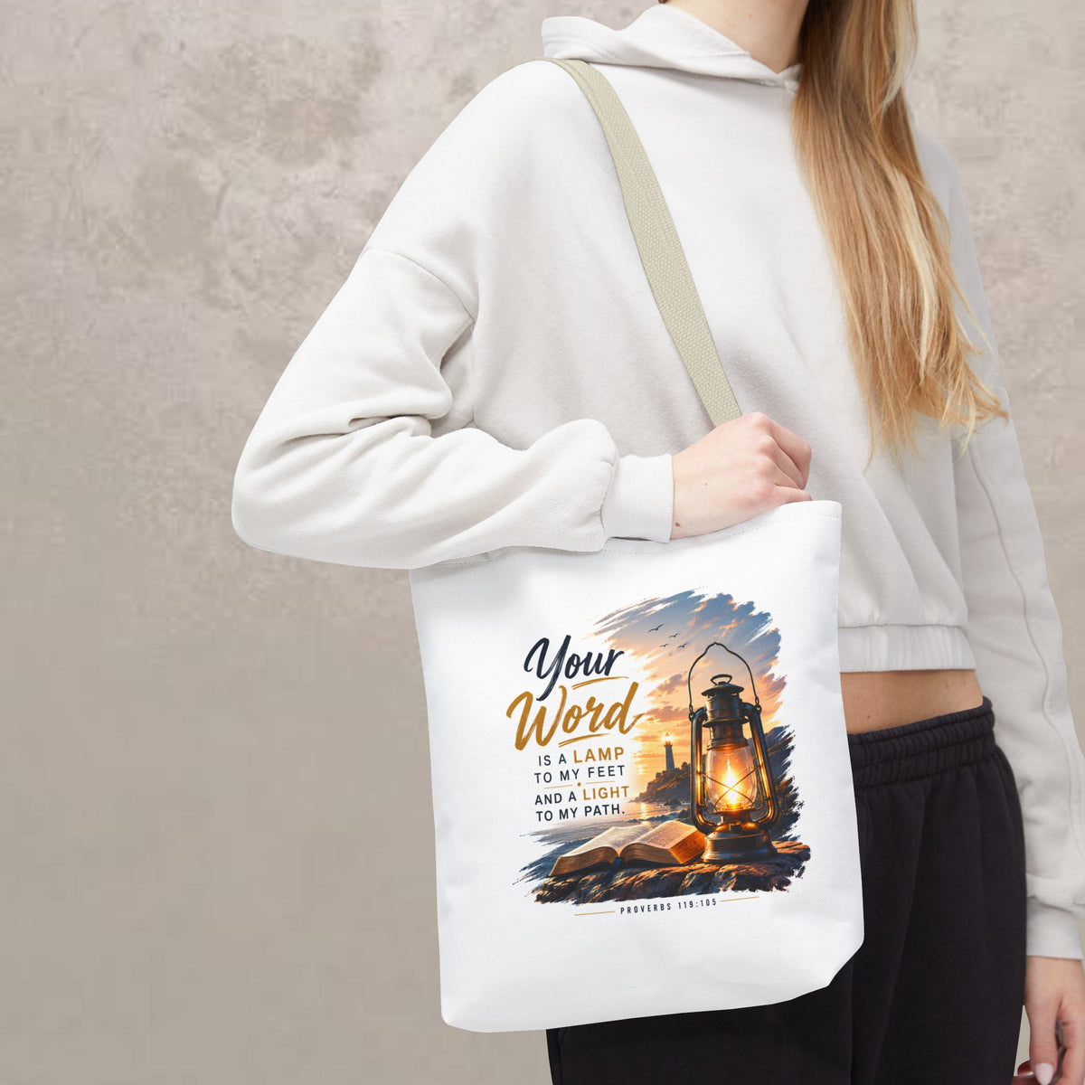 Your Word is a Lamp to My Feet - Tote Bag