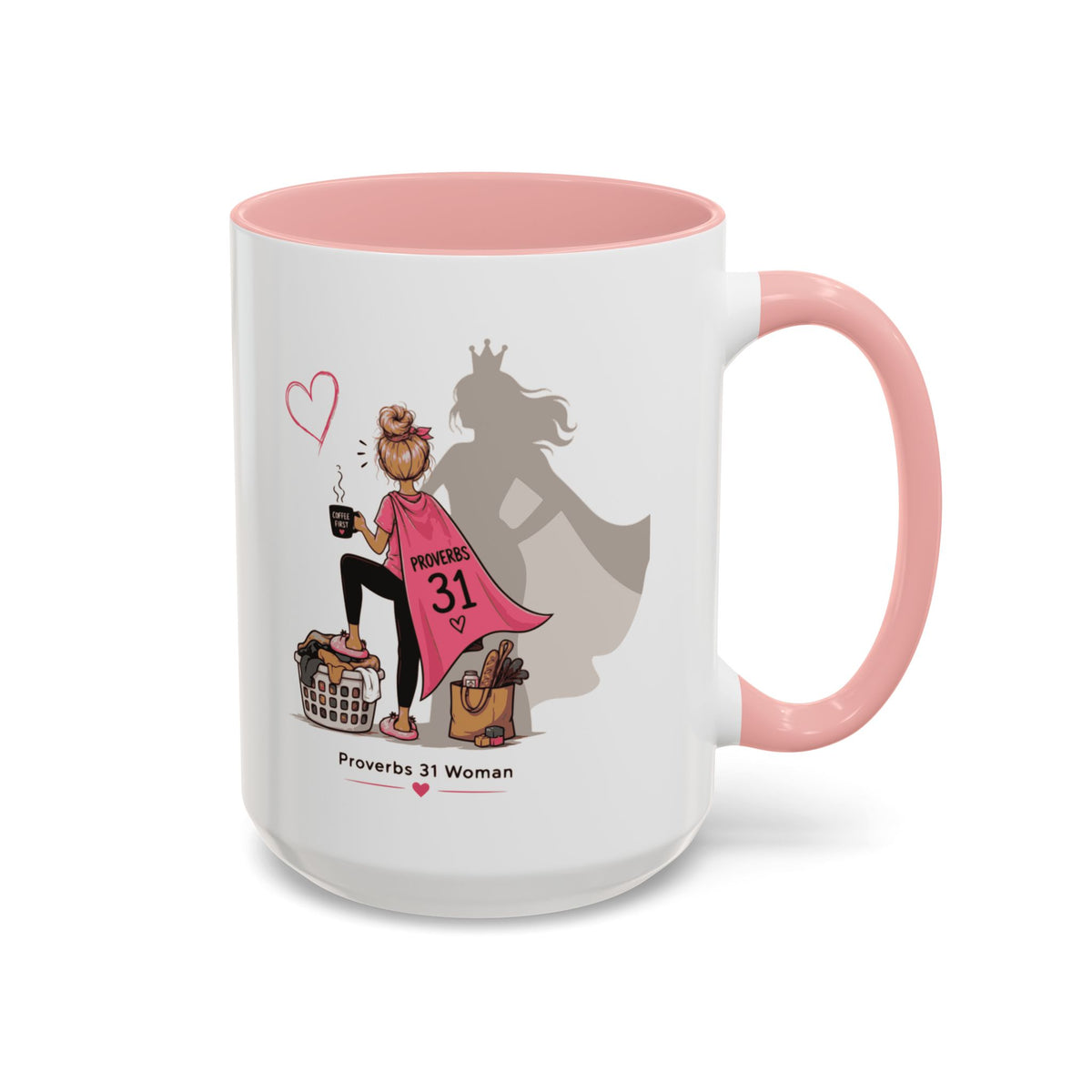 Proverbs 31 Woman Coffee Mug – Inspirational Accent Mug and Gift - Blonde (11/15oz)