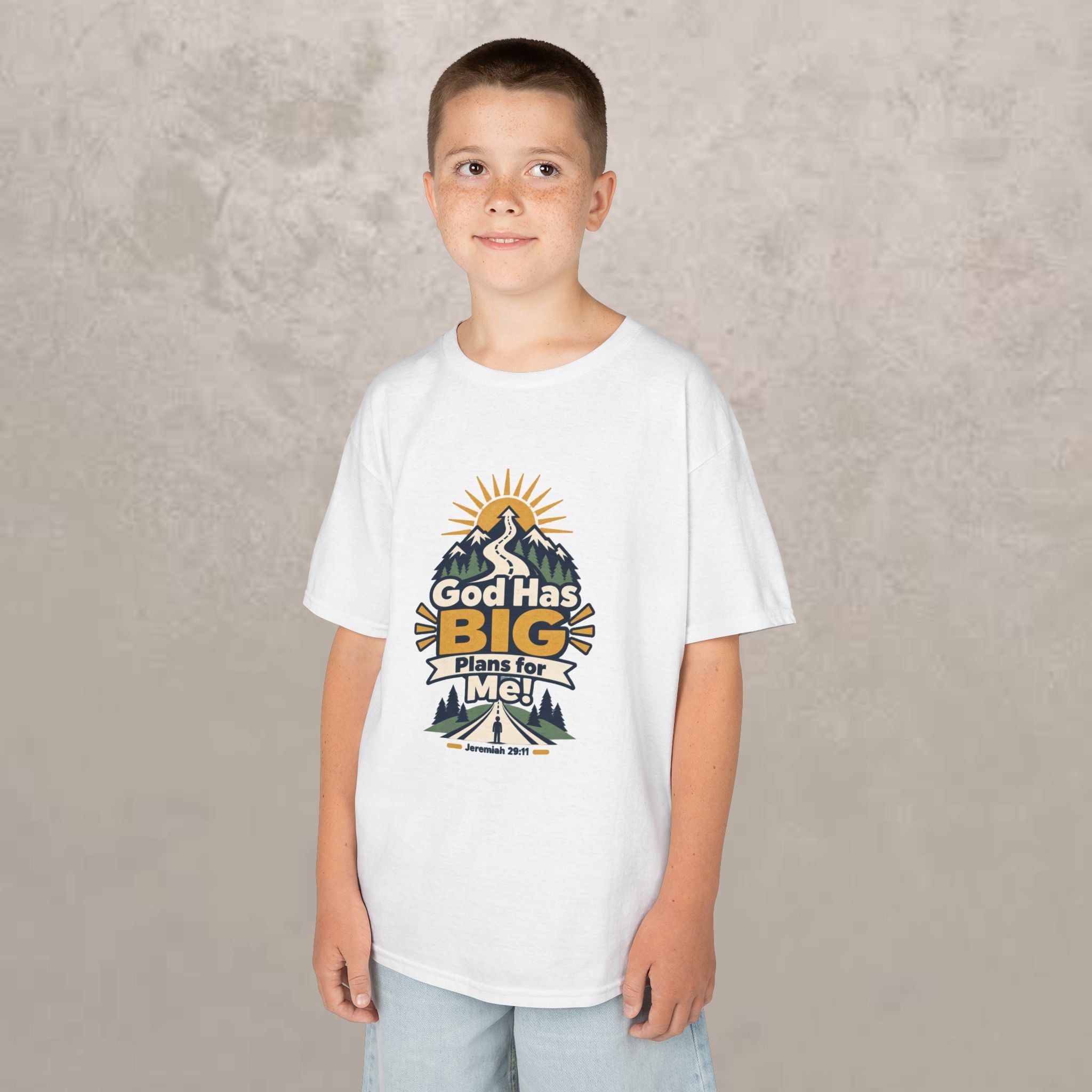 Kids - "God Has Big Plans for Me" Tee - Jeremiah 29:11