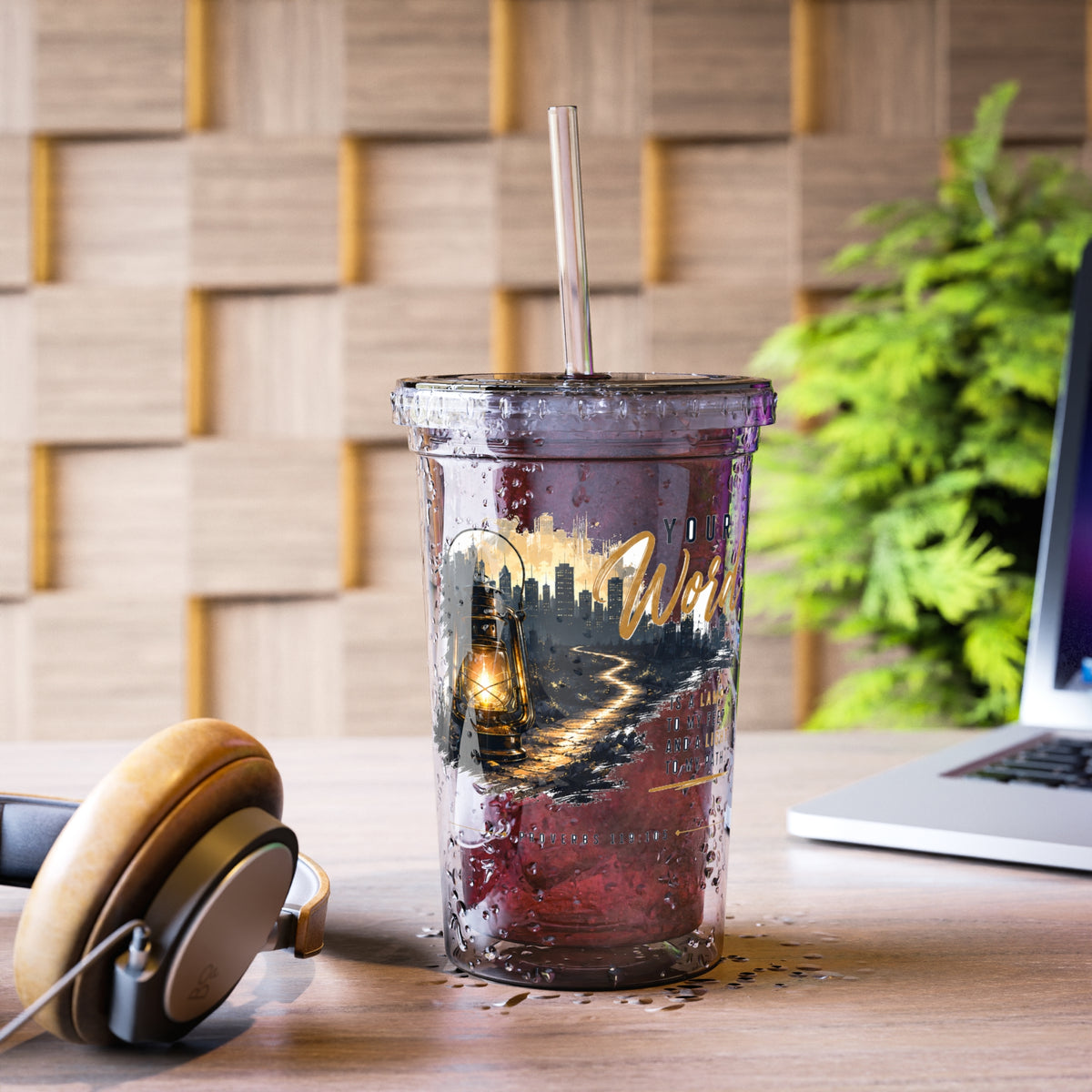 Your Word  is Lamp to my Feet - Suave Acrylic Cup