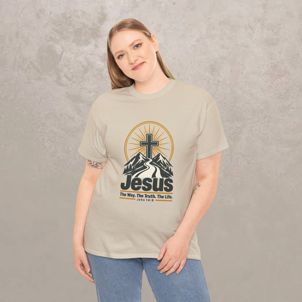 Jesus: The Way, The Truth, The Life - John 14:6 Unisex Graphic Tee