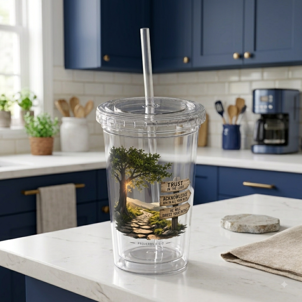 Trust in the Lord - Acrylic Tumbler