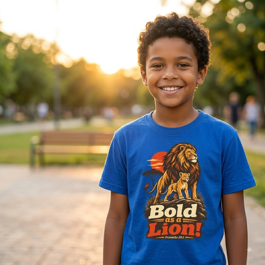 Toddler - Bold as a Lion Graphic Tee