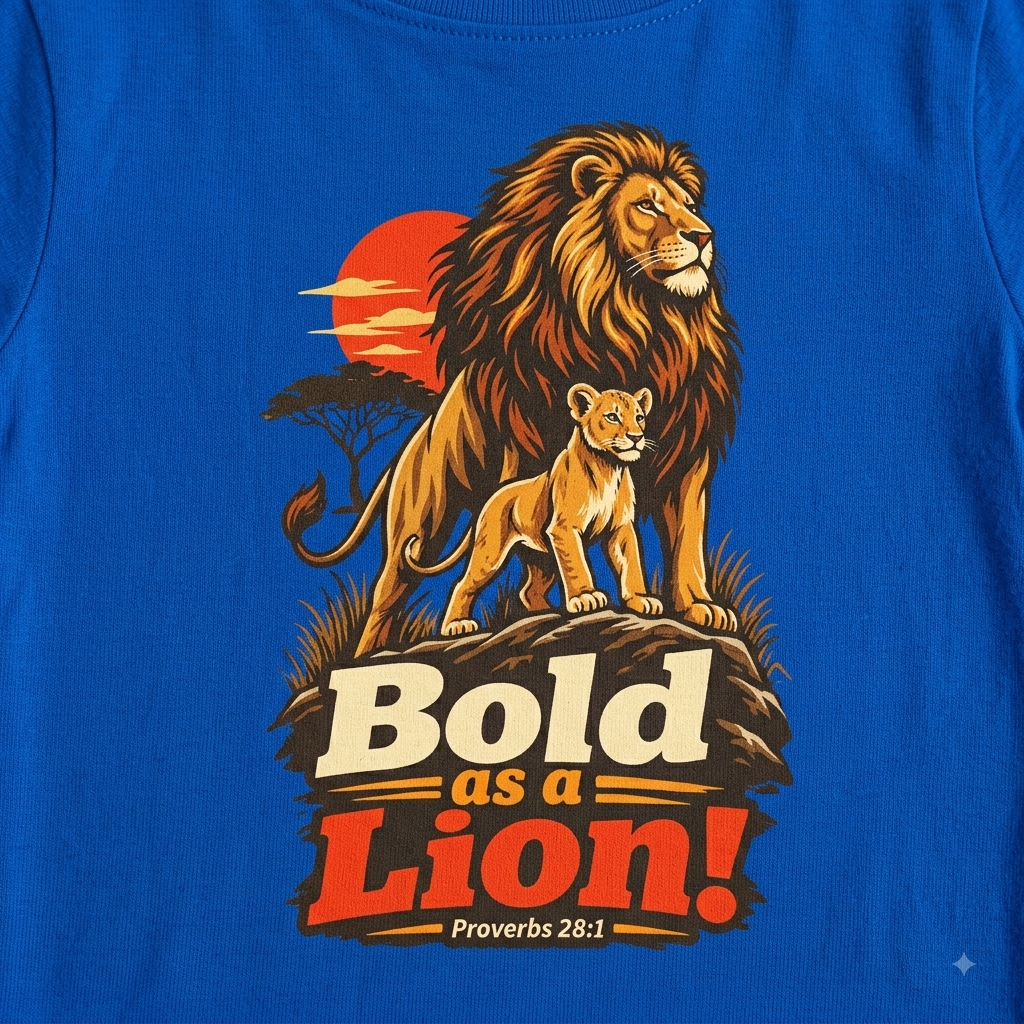 Toddler - Bold as a Lion Graphic Tee