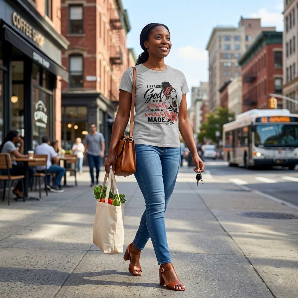 Fearfully and Wonderfully Made - Women's Fitted Tee