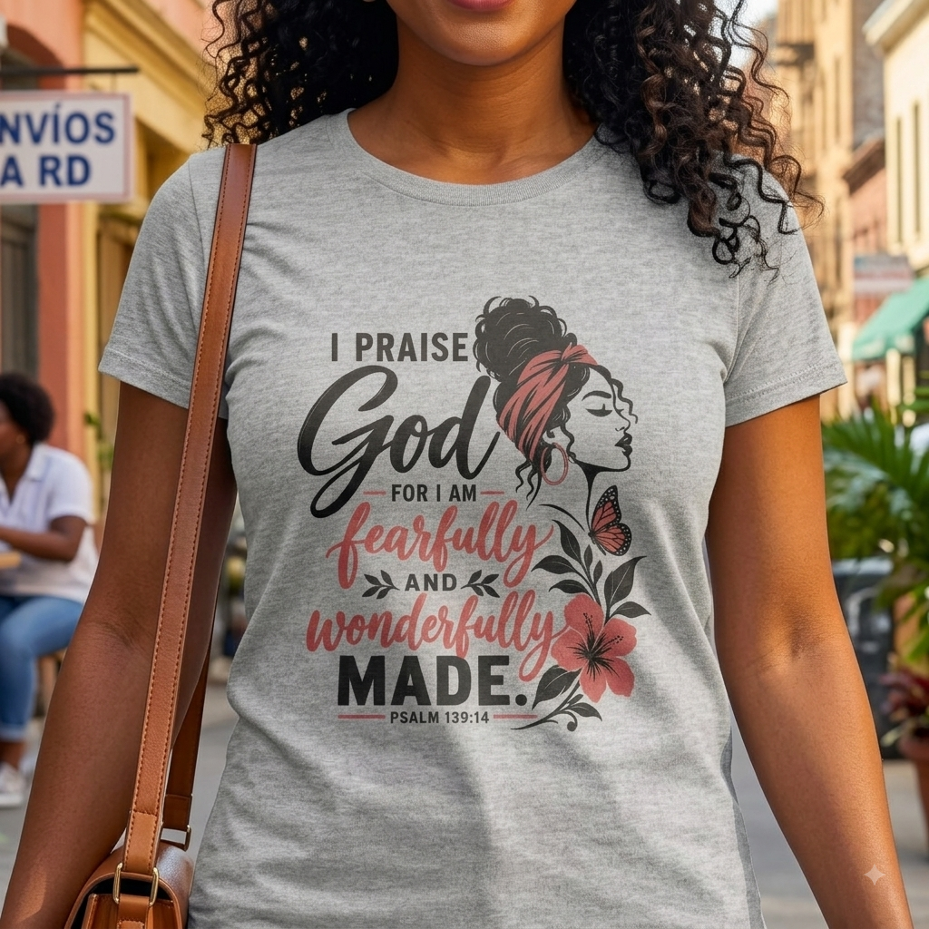 Fearfully and Wonderfully Made - Women's Fitted Tee