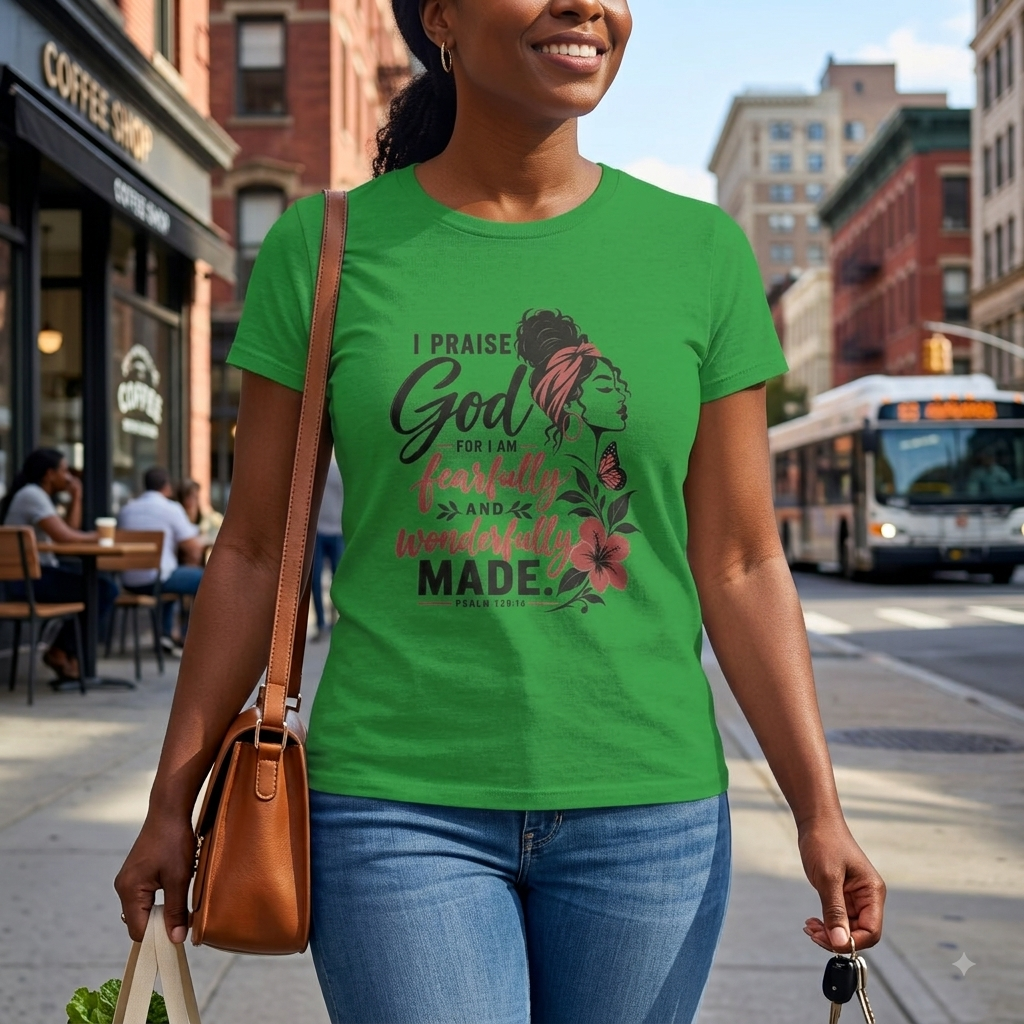 Fearfully and Wonderfully Made - Women's Fitted Tee