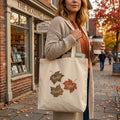 Autumn Leaves  — Thankful, Joyful, Peaceful Eco Tote Bag