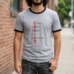 I Can Do All Things Through Christ" Vertical Cross Design Unisex