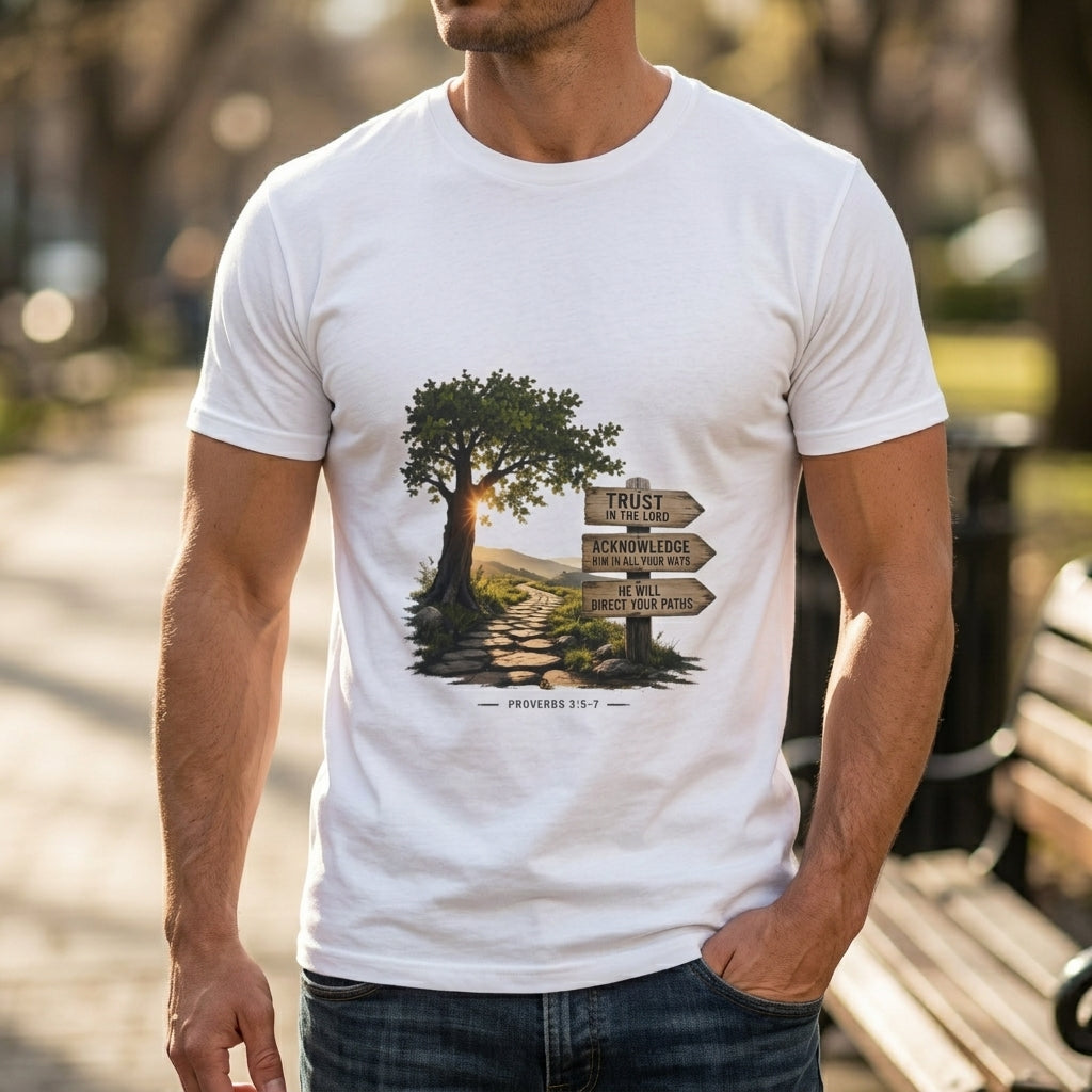 Trust in the Lord - Proverbs 3:5-7 - Inspirational Christian Tee