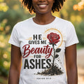 Beauty for Ashes - Women's White Softstyle T-Shirt