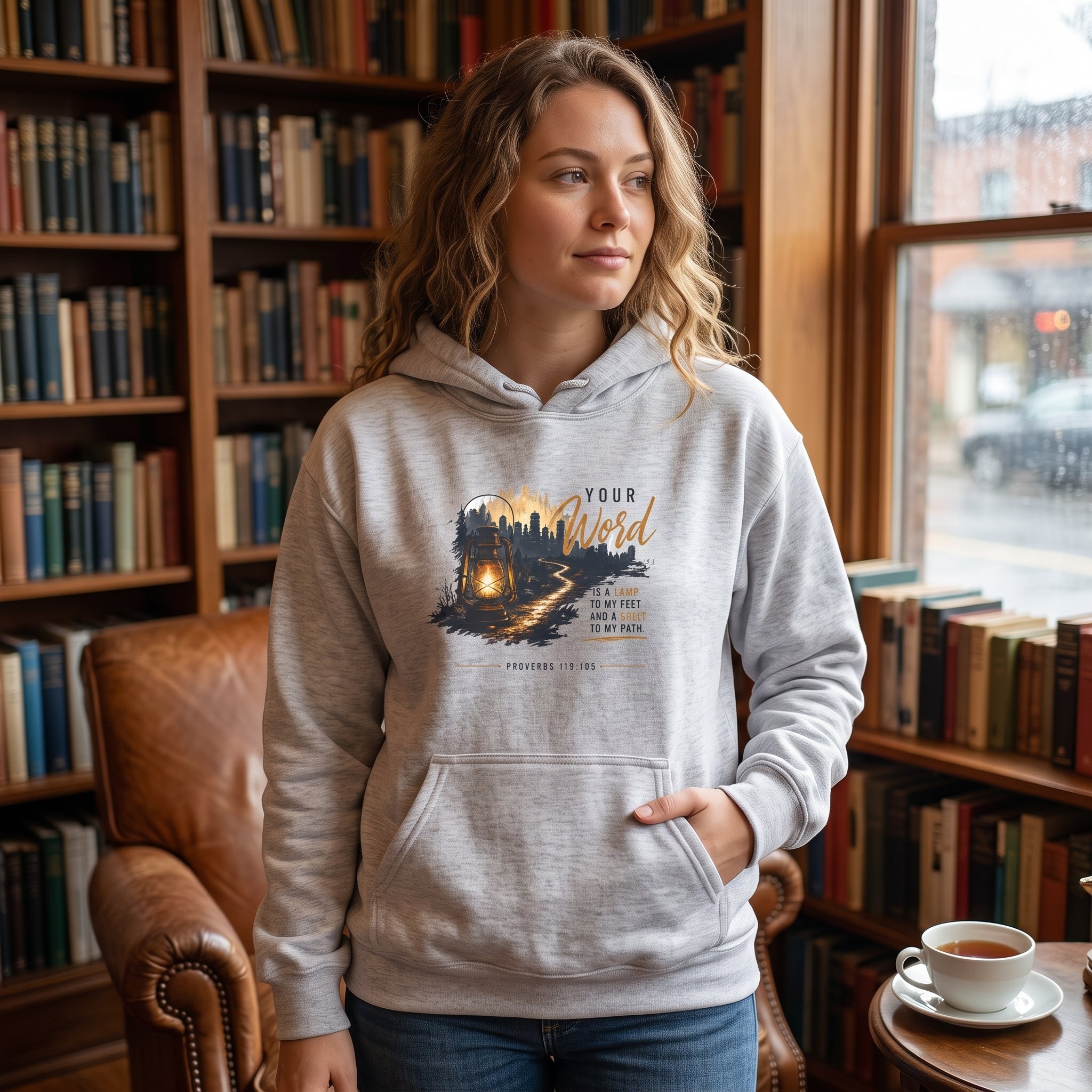 Your Word is Lamp to My Feet -  Hooded Sweatshirt
