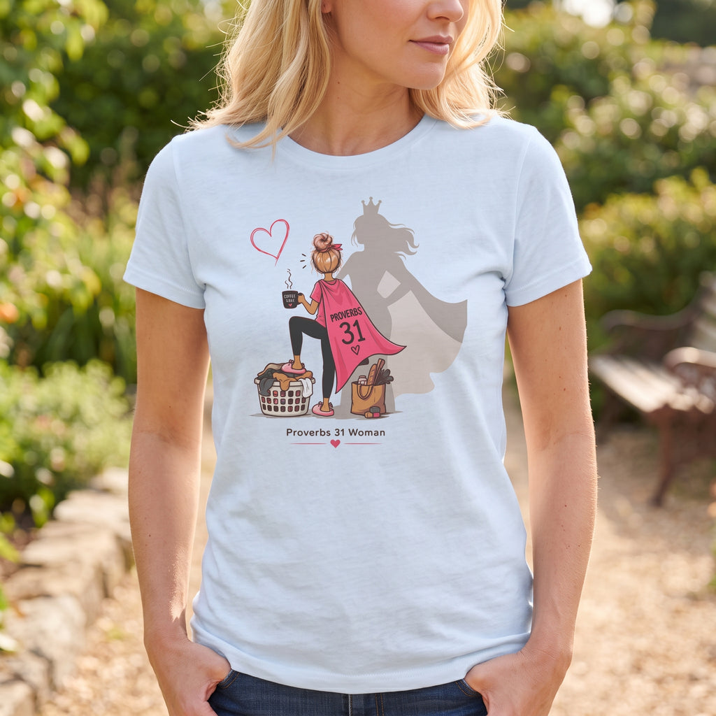 Proverbs 31 Woman Tee — Blonde