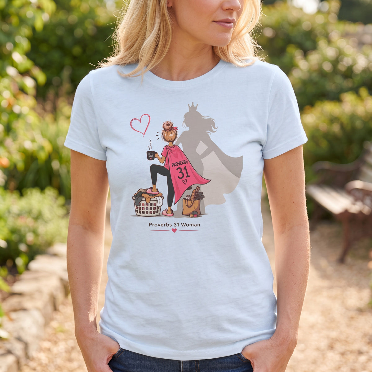 Proverbs 31 Woman Tee — Blonde