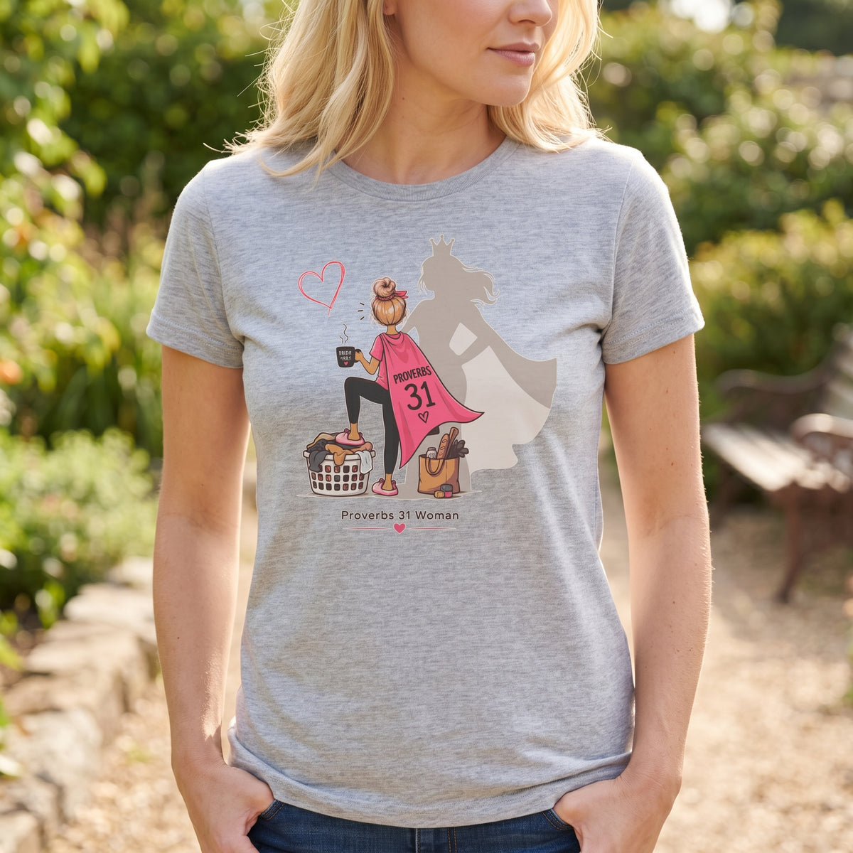 Proverbs 31 Woman Tee — Blonde