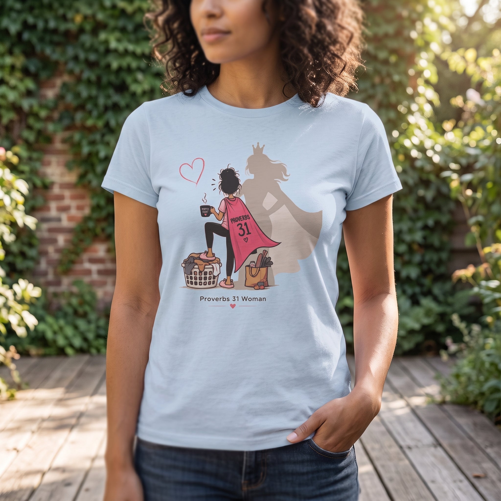 Proverbs 31 Woman Tee - Brunette