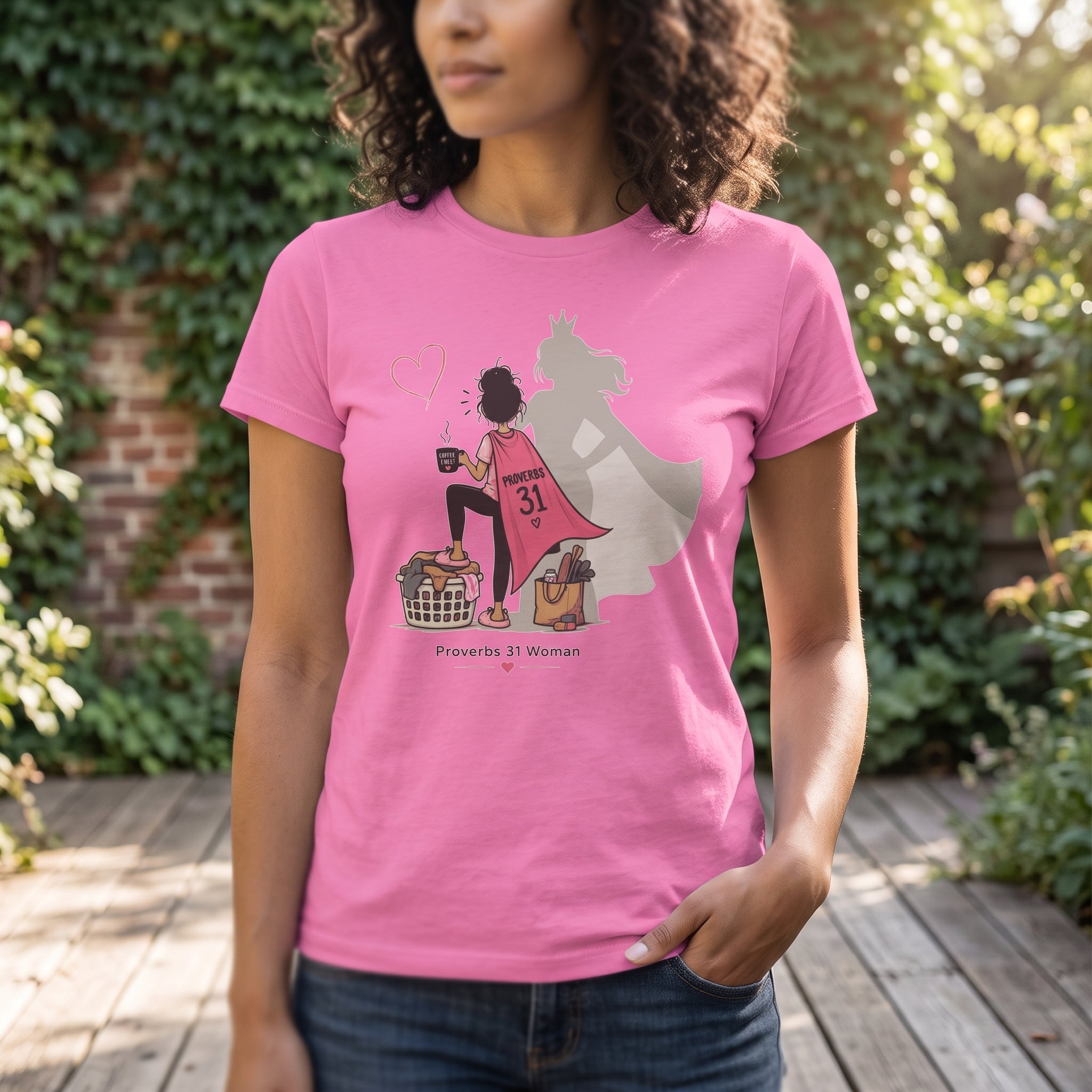 Proverbs 31 Woman Tee - Brunette