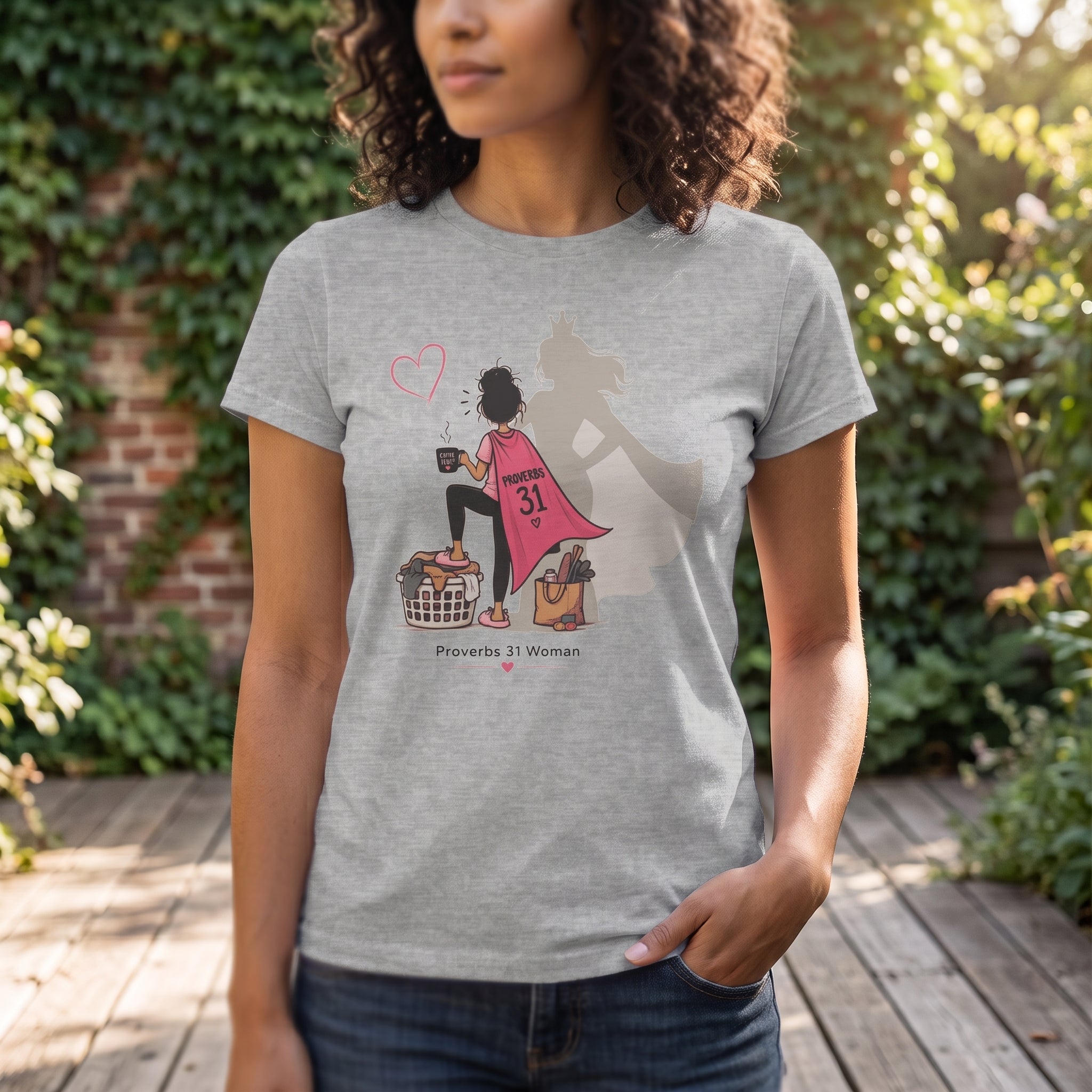 Proverbs 31 Woman Tee - Brunette