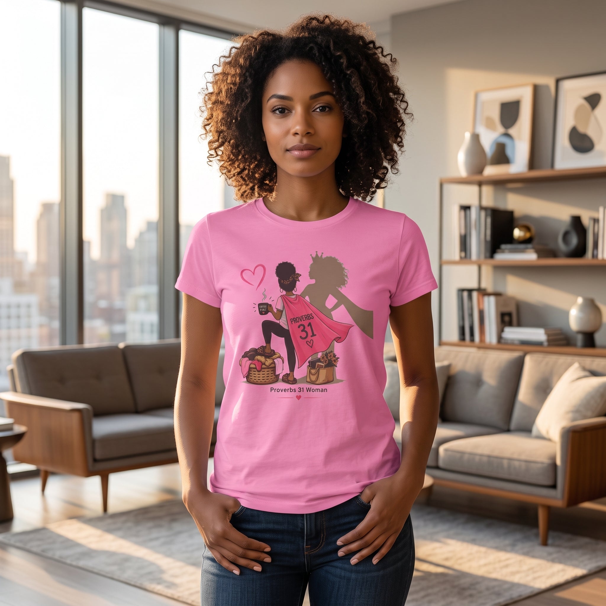 Proverbs 31 Woman's Tee - Black