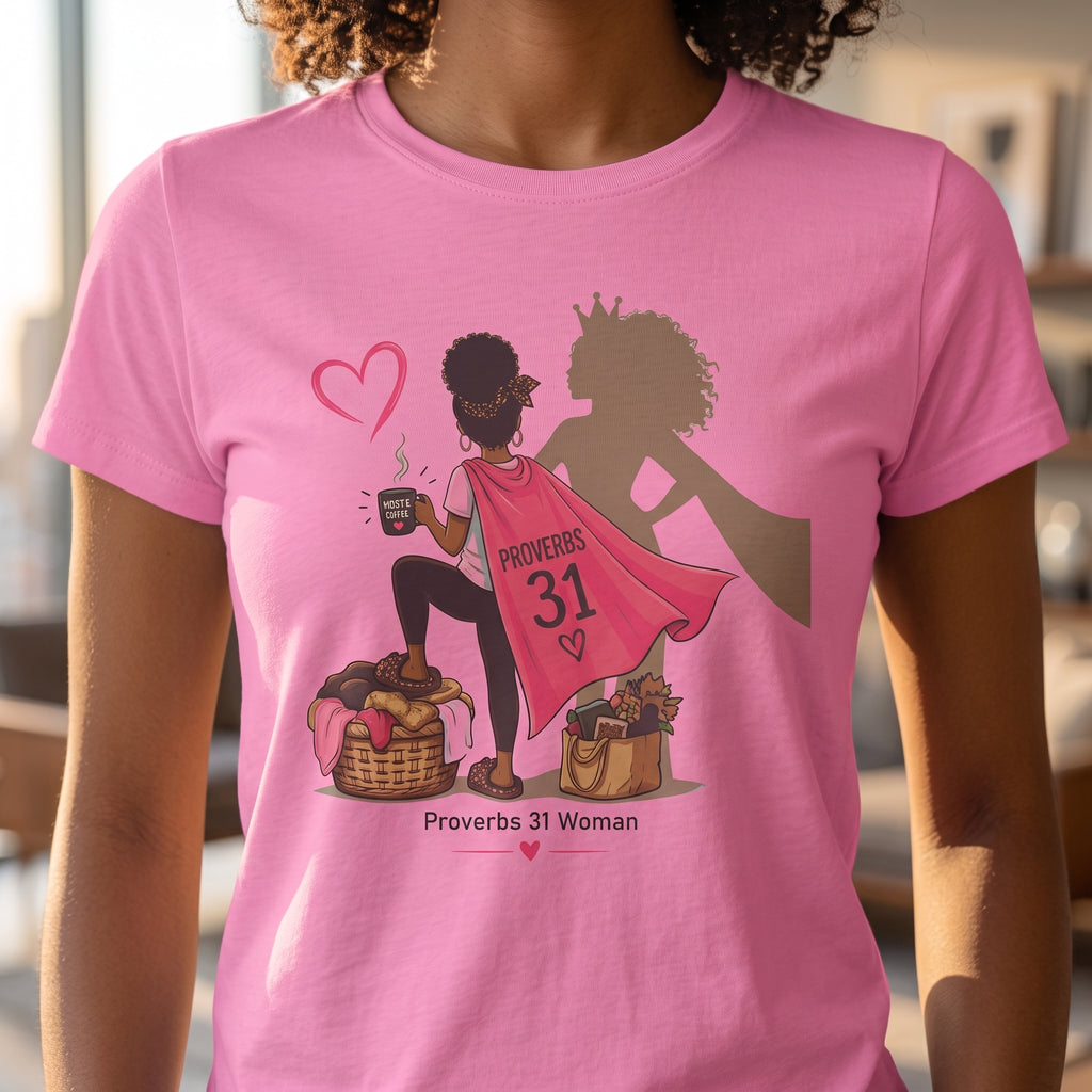 Proverbs 31 Woman's Tee - Black