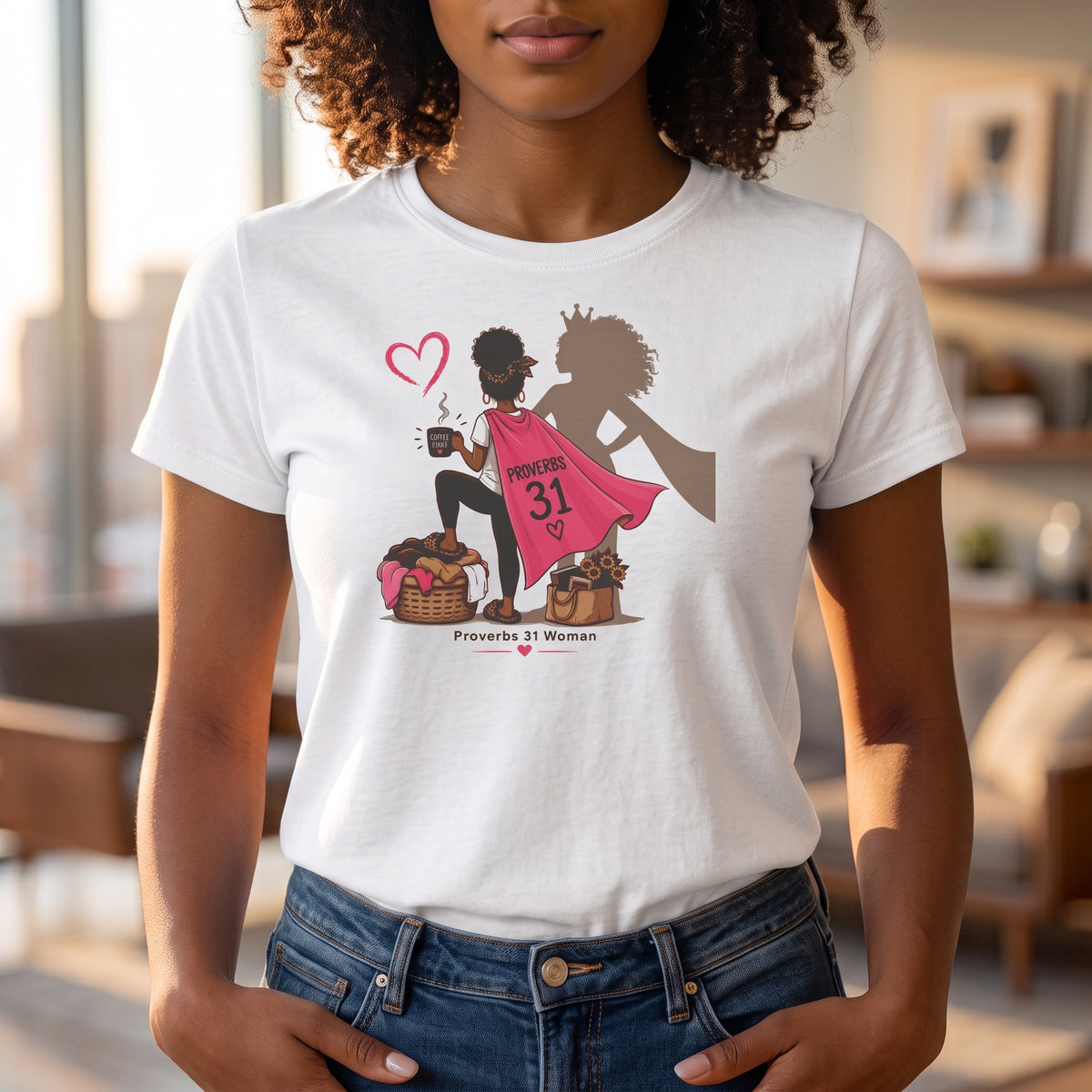 Proverbs 31 Woman's Tee - Black