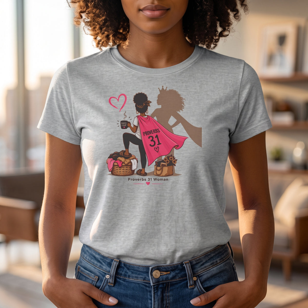 Proverbs 31 Woman's Tee - Black