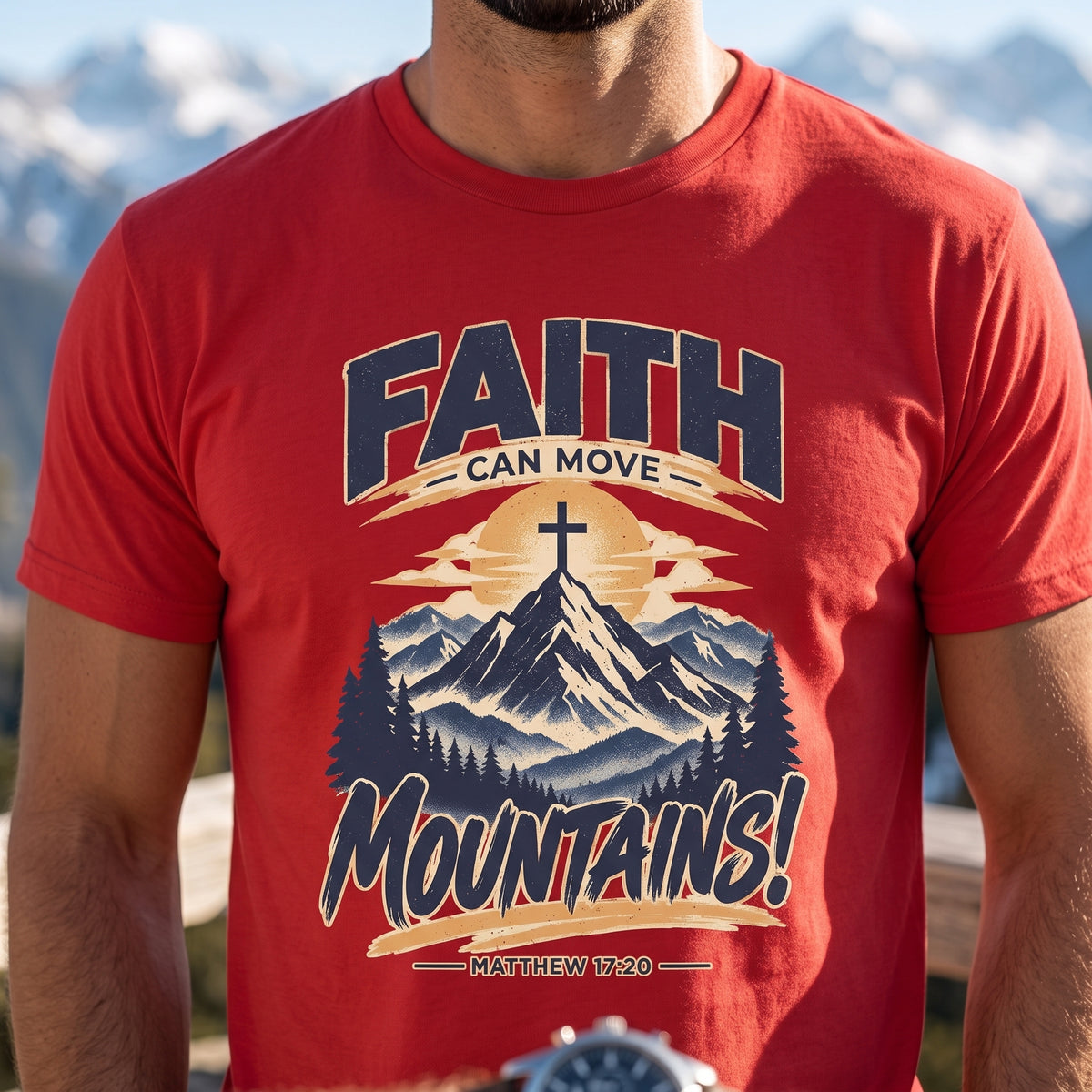 Faith Can Move Mountains Unisex Tee