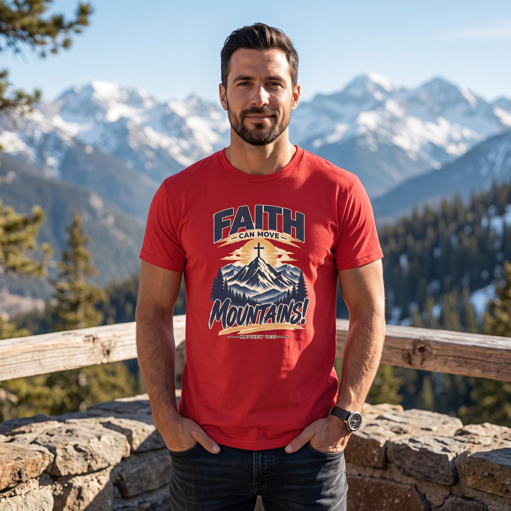 Faith Can Move Mountains Unisex Tee