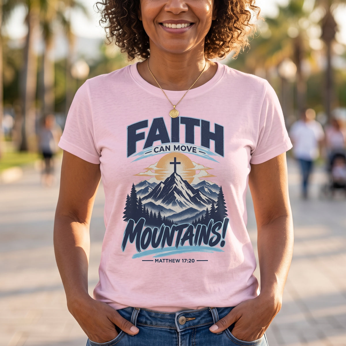 Faith Can Move Mountains Unisex Tee